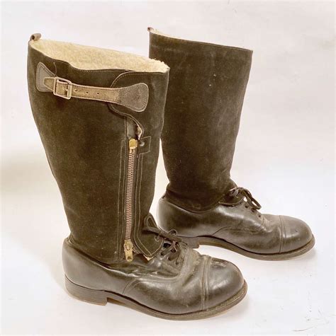 replica ww2 flying boots|custom ww2 boots.